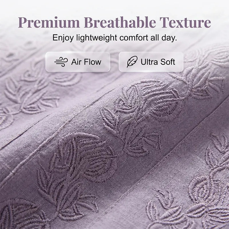 Women's Artistic Print Short Sleeve V-Neck Tee, Breathable Relaxed Fit