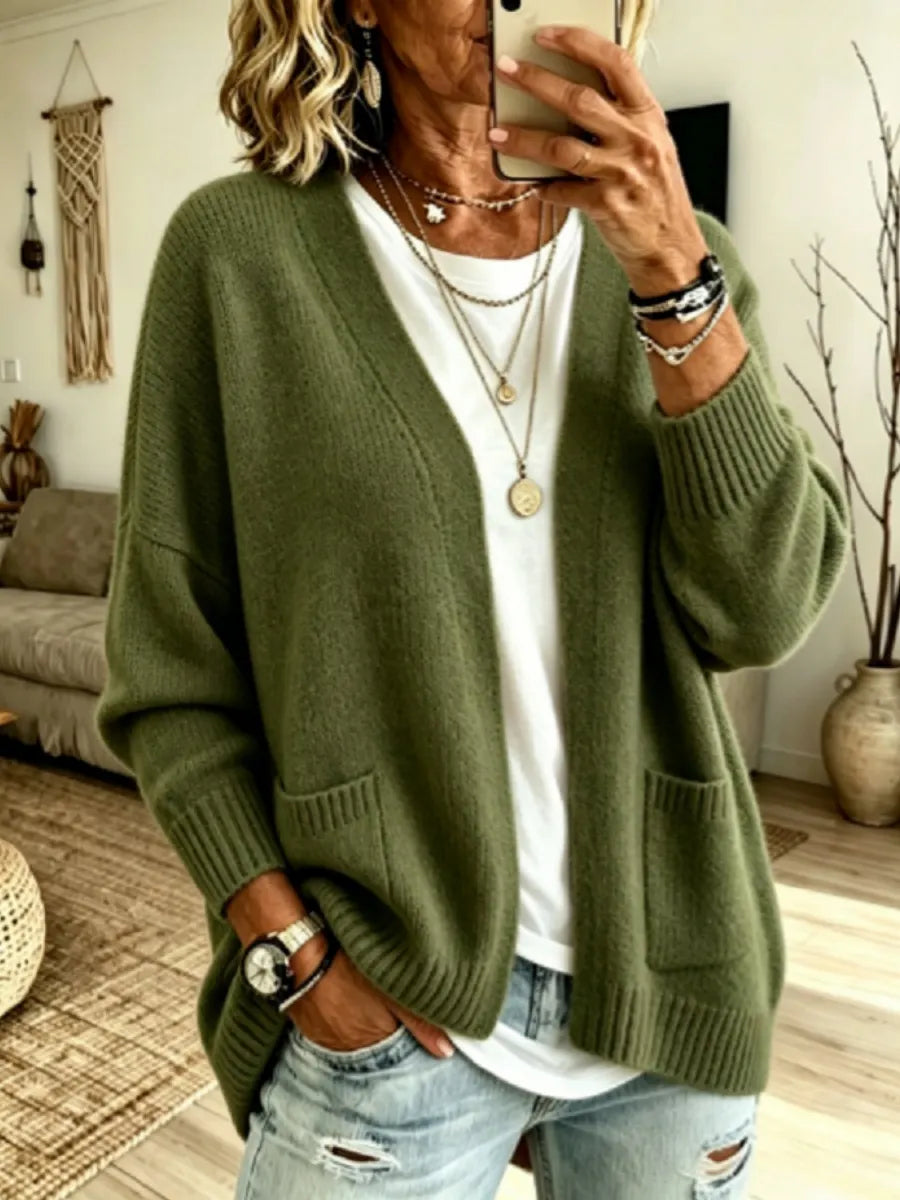 Women'S Casual Comfortable Knit Cardigan