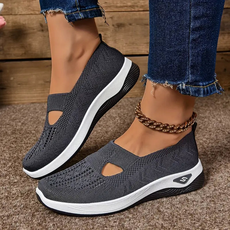 Women's Casual Breathable Slip On Orthopaedic Walking Sneakers