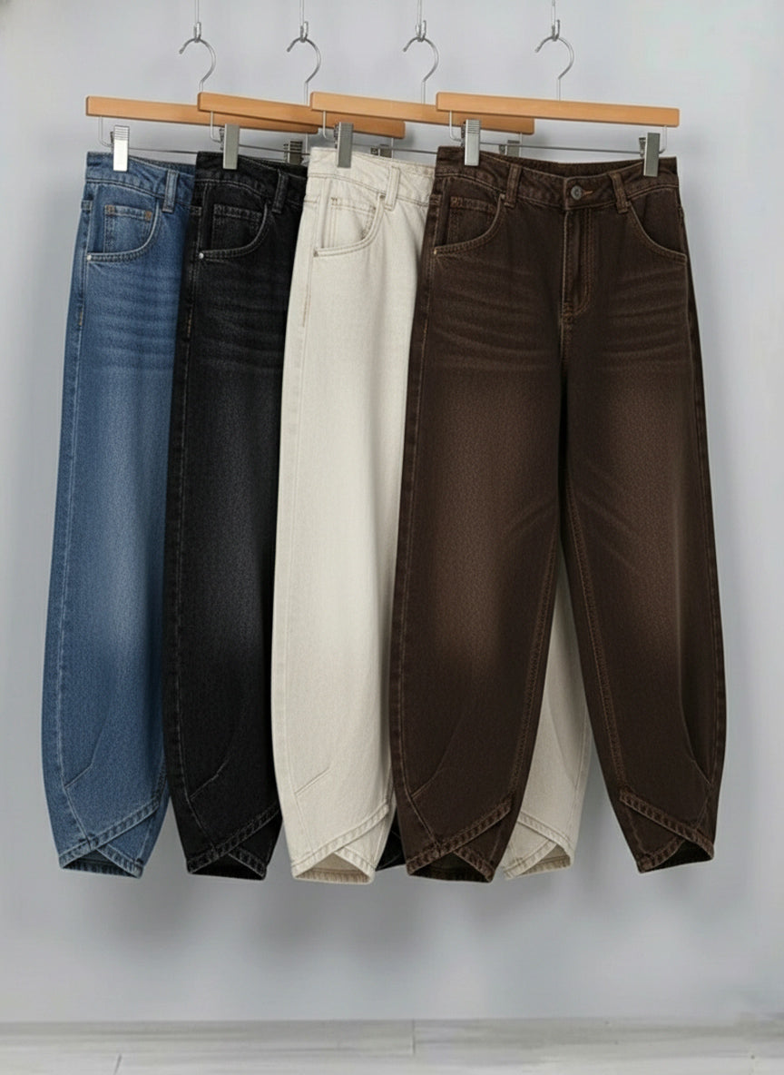 New Arrivals🔥 Women's Casual Simple Denim Cotton Pants