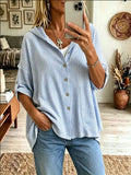Women'S Casual Cotton Hooded Cardigan With Large Pockets