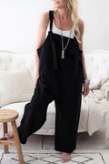 Linen Overalls With Pockets