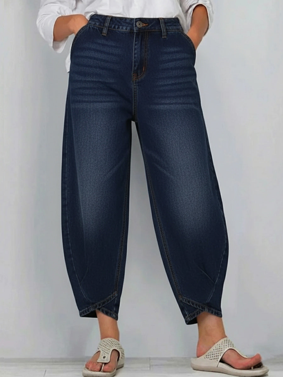 New Arrivals🔥 Women's Casual Simple Denim Cotton Pants