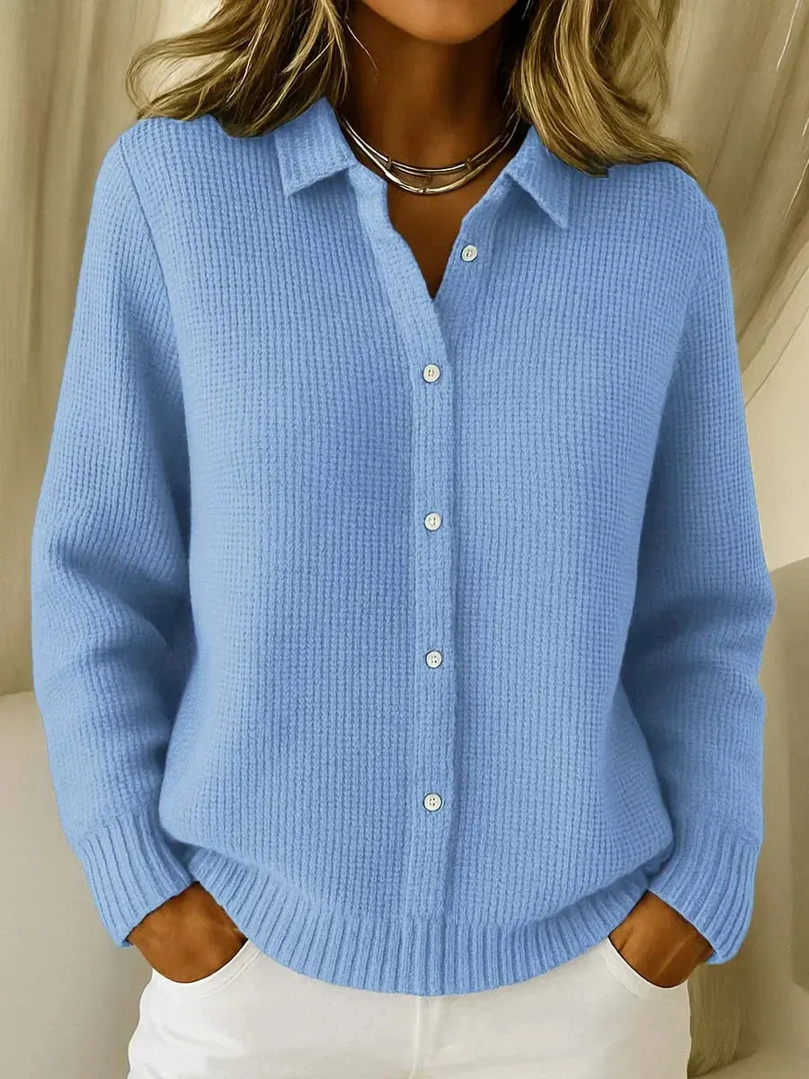 Women'S Casual Comfortable Elegant Buttoned Knit Cardigan