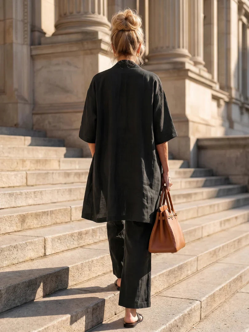 Lightweight Linen Three-Piece Set