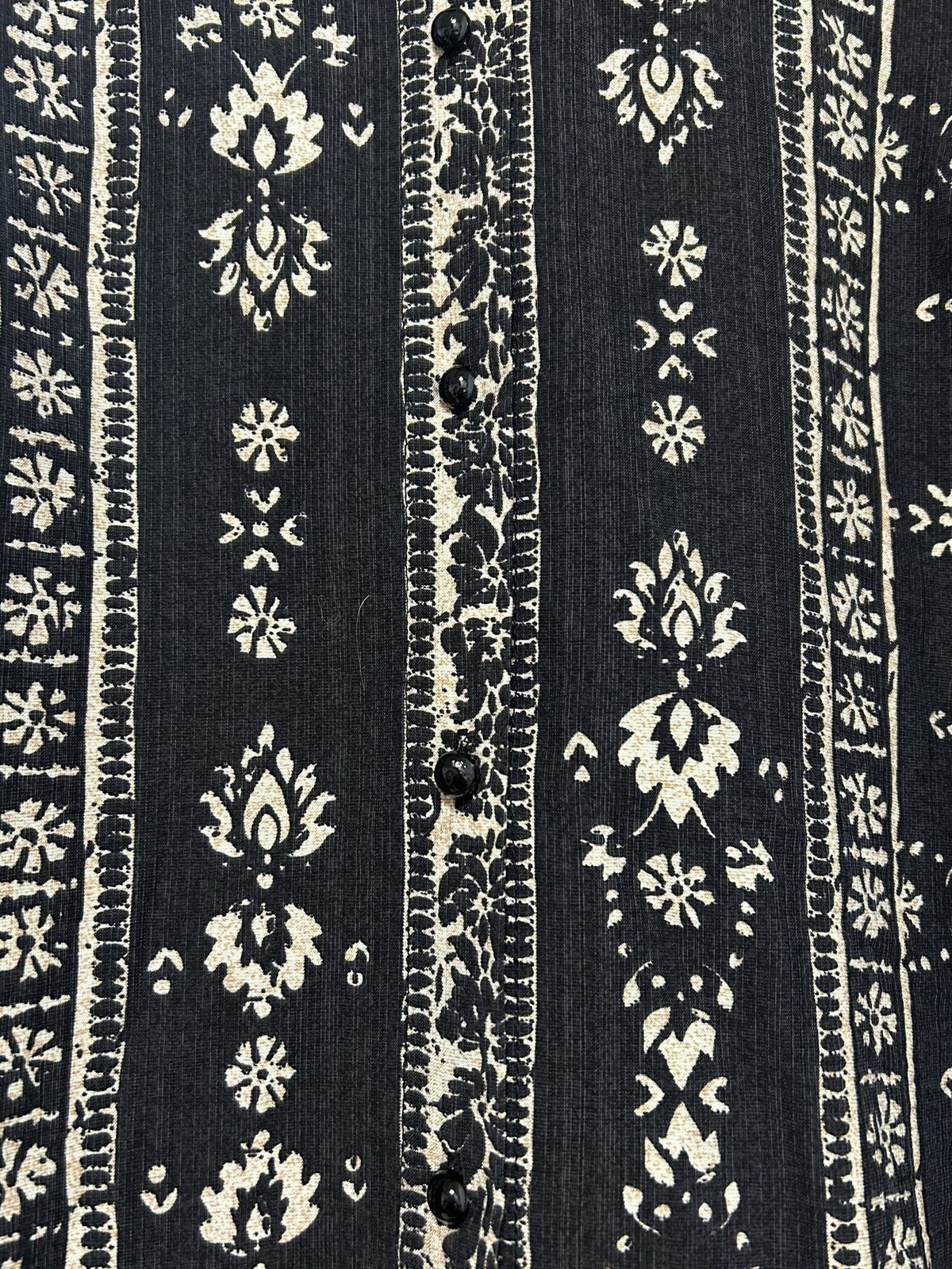 Women's Tribal Print Button-Down Blouse